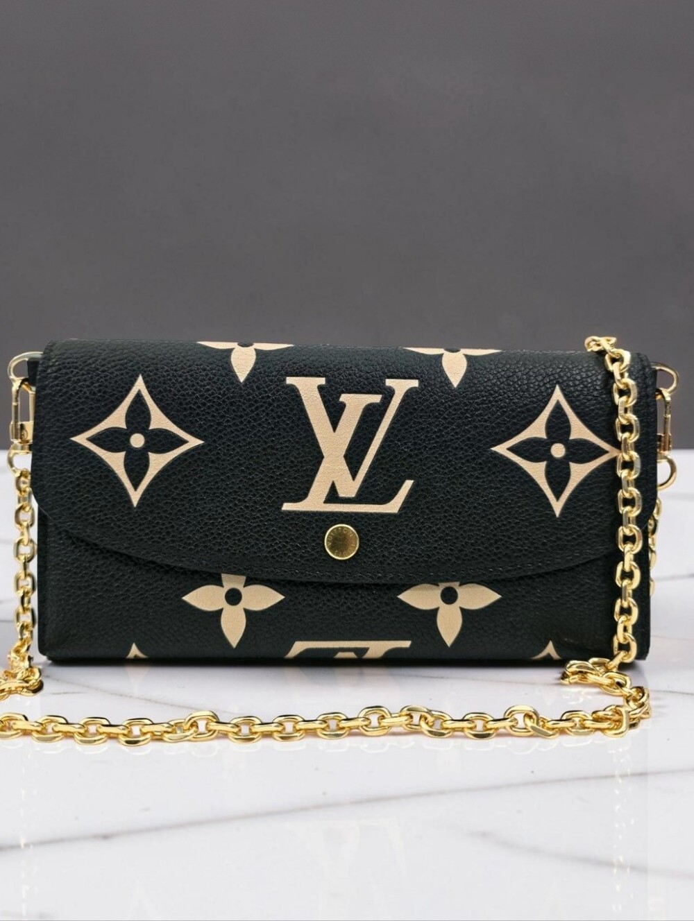 Louis Vuitton Emilie Monogram Empreinte Bicolor Long Wallet - Picture 11 of 16